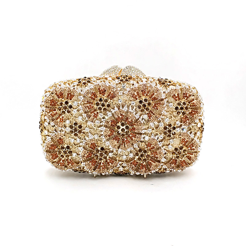 Flower Crystal Purse