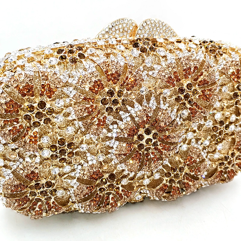 Flower Crystal Purse