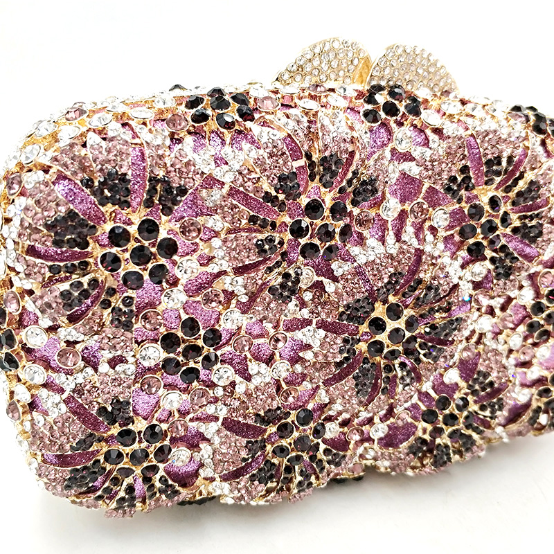 Flower Crystal Purse