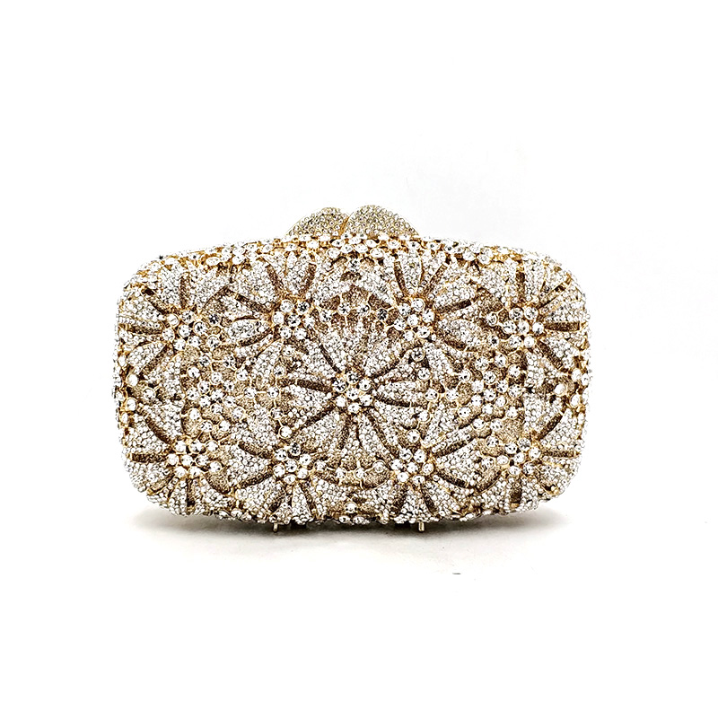 Flower Crystal Purse