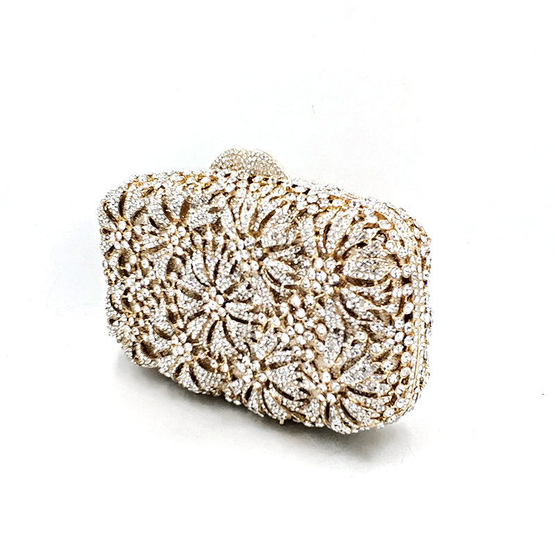 Flower Crystal Purse