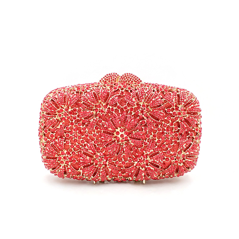 Flower Crystal Purse