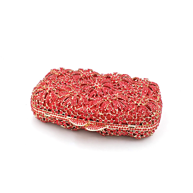 Flower Crystal Purse