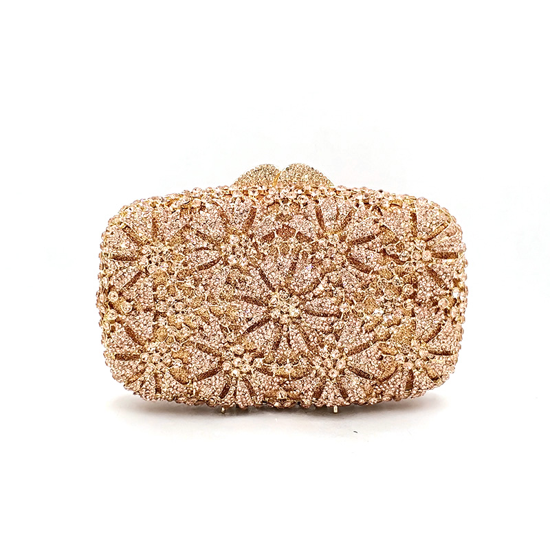 Flower Crystal Purse