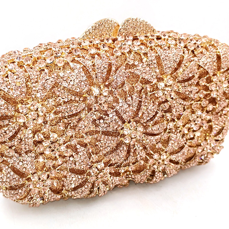 Flower Crystal Purse