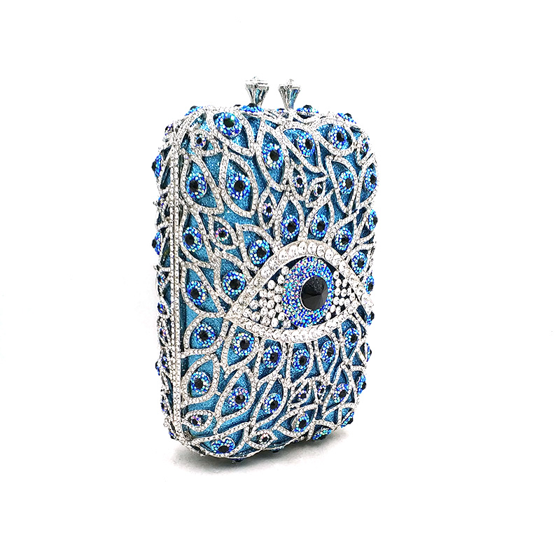 Chequered Diamond Bridal Purse