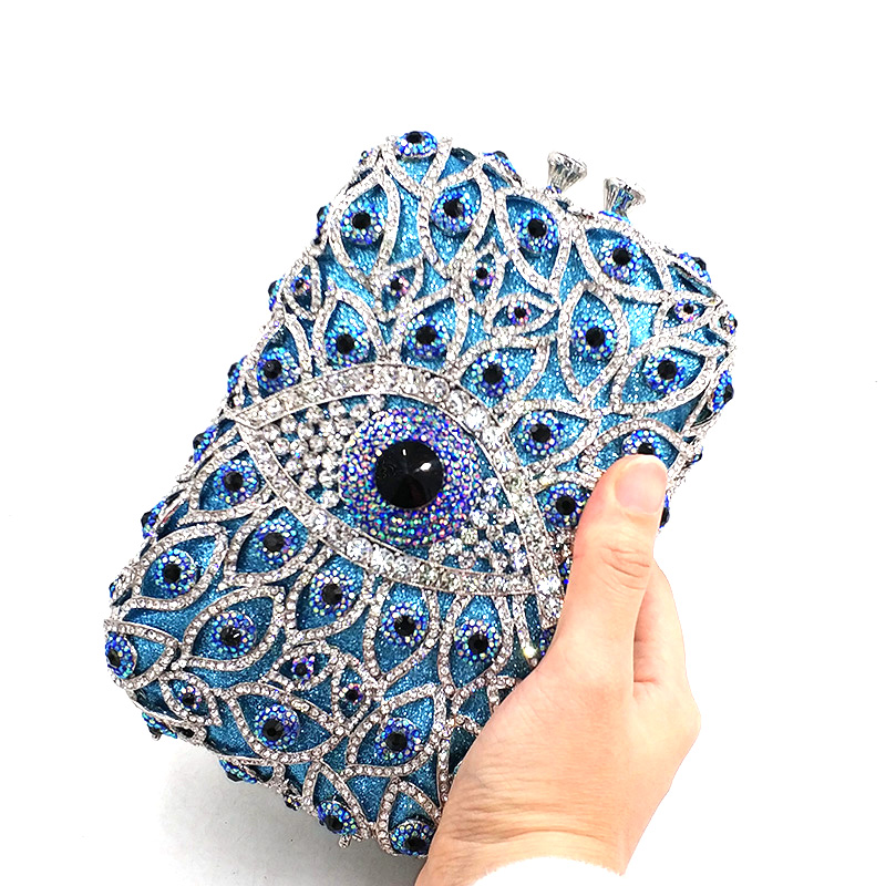 Chequered Diamond Bridal Purse