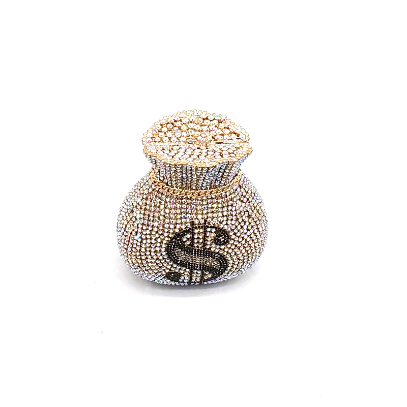 Money Rhinestone Purse