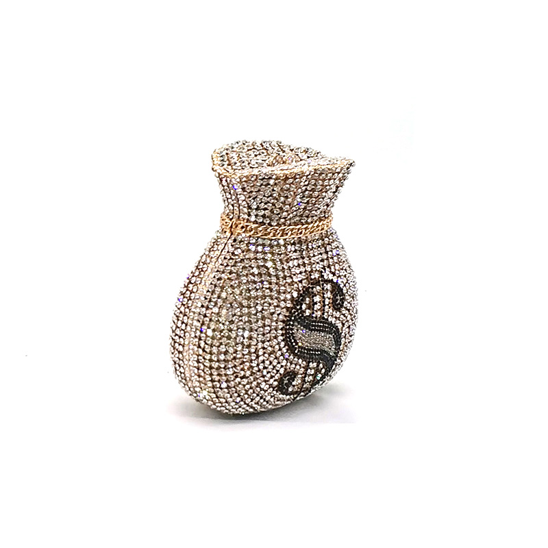 Money Rhinestone Purse