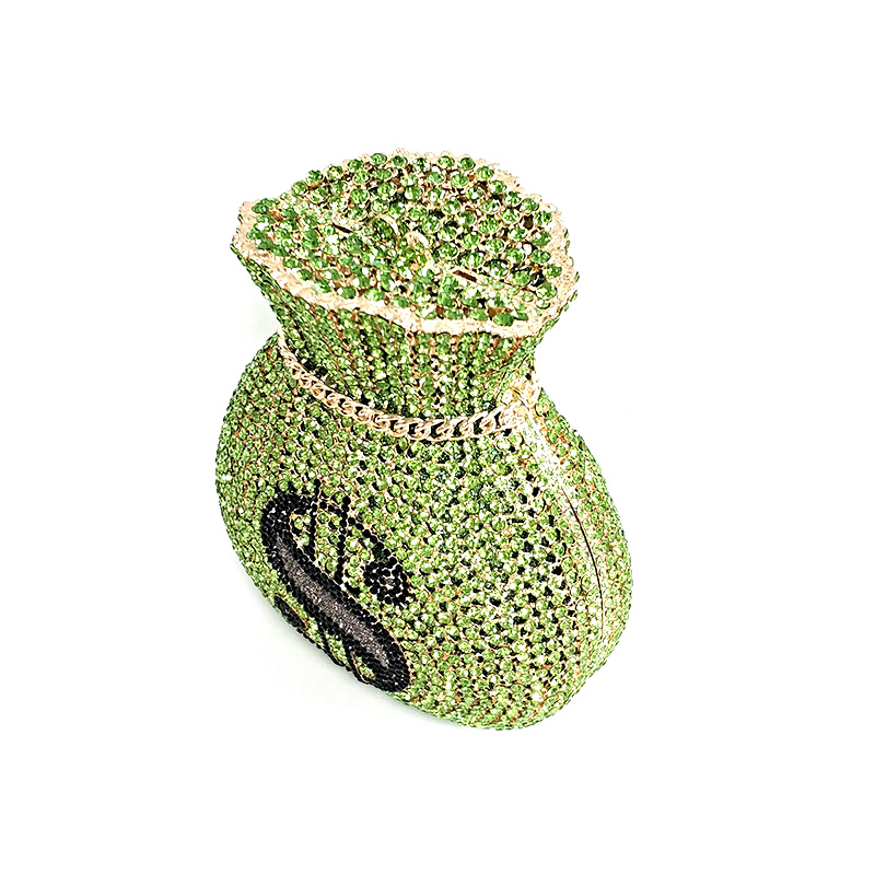 Money Rhinestone Purse