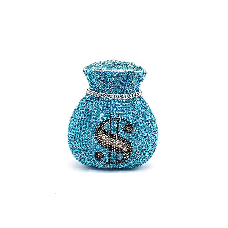 Money Rhinestone Purse