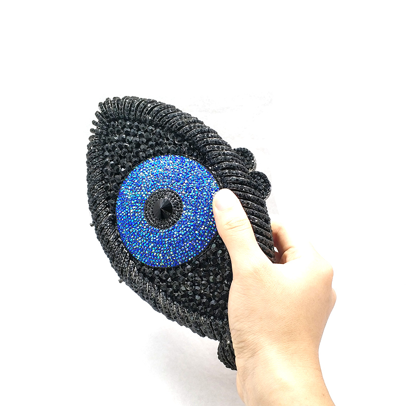 Evil Eye Crystal Purse