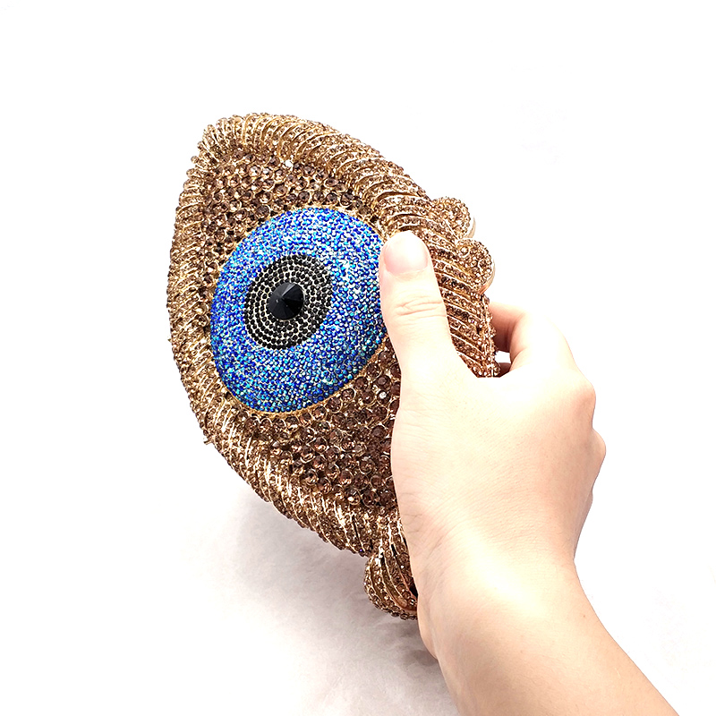 Evil Eye Crystal Purse