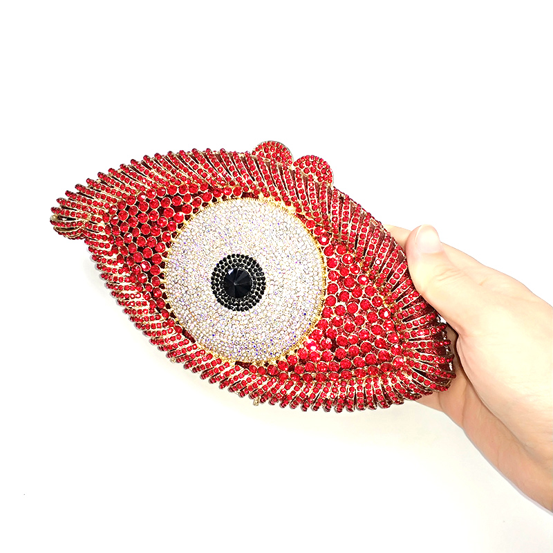 Evil Eye Crystal Purse