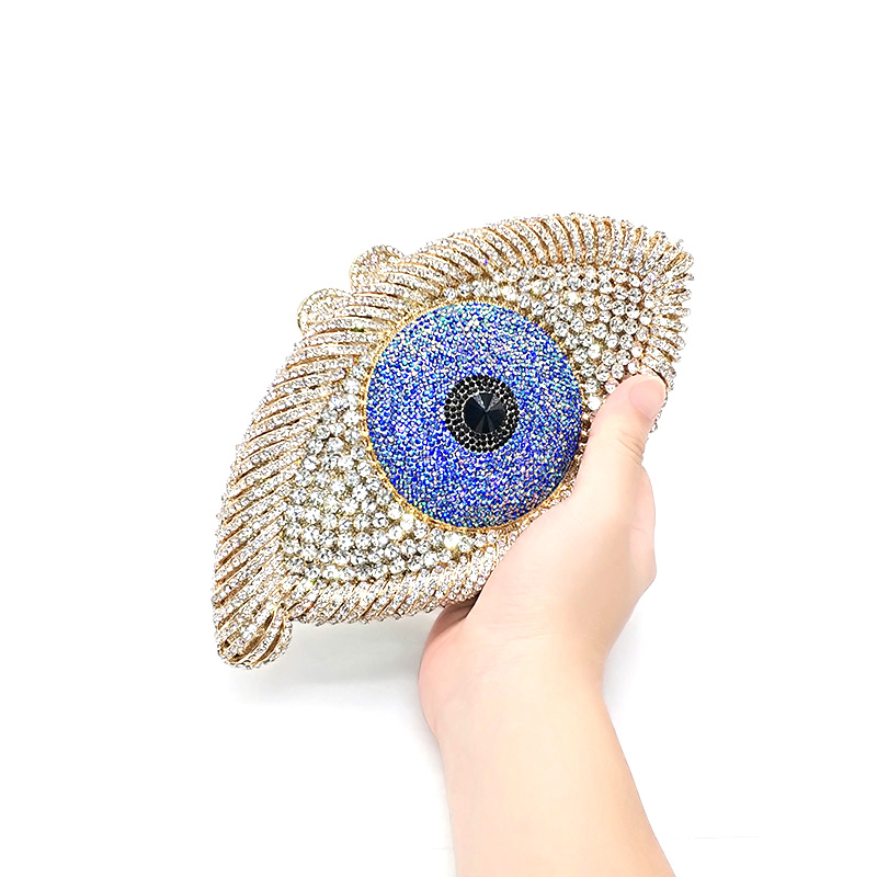 Evil Eye Crystal Purse