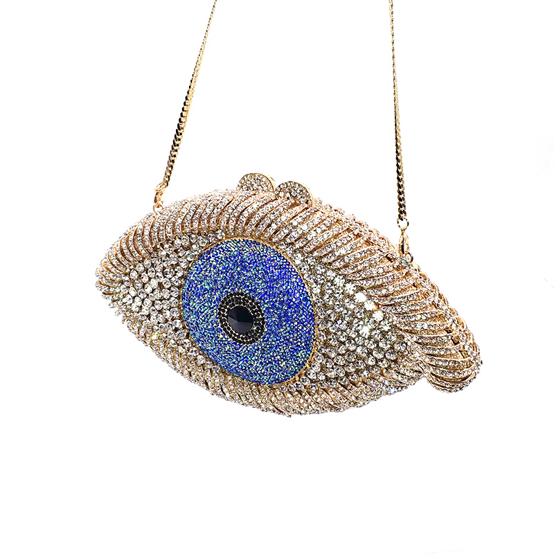 Evil Eye Crystal Purse