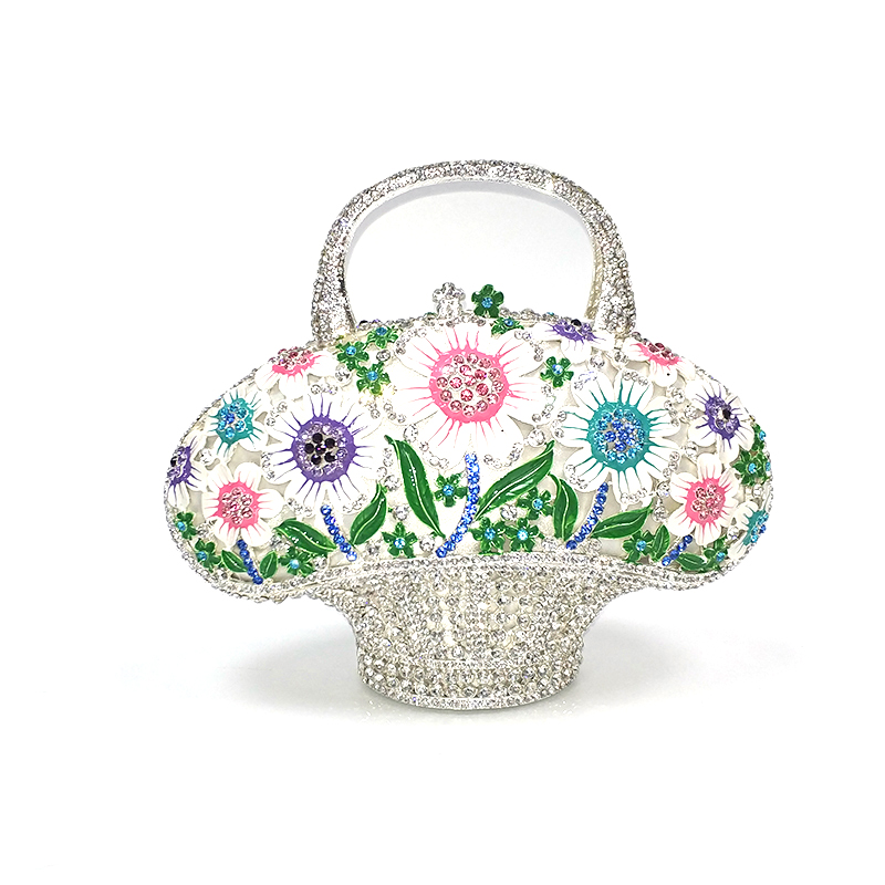 Floral Basket Bag