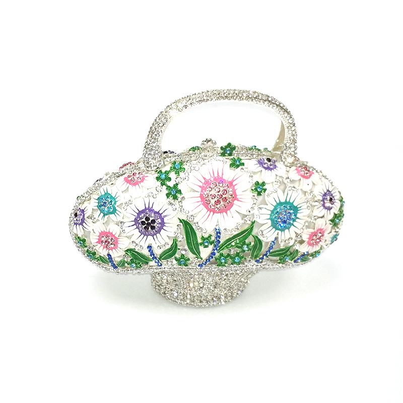 Floral Basket Bag