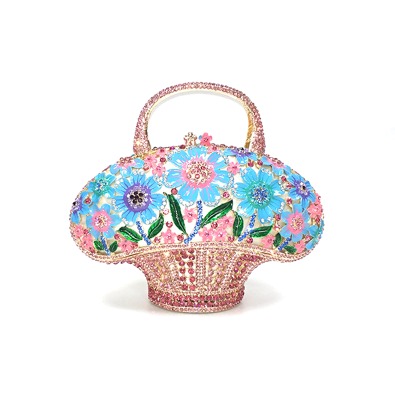 Floral Basket Bag