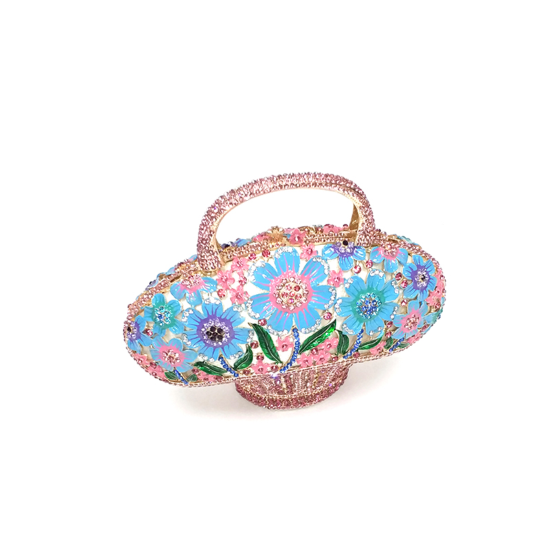 Floral Basket Bag