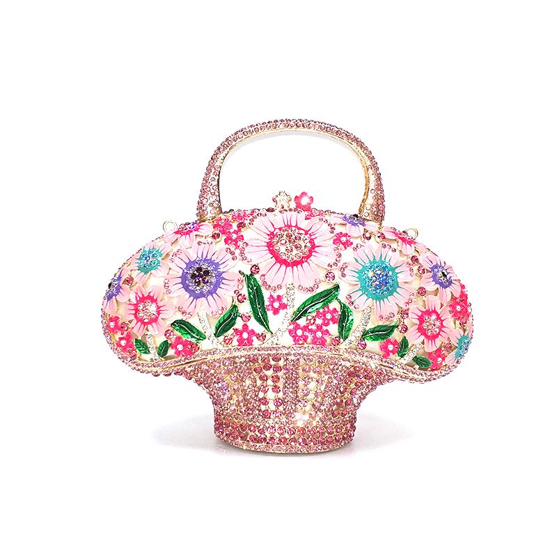 Floral Basket Bag