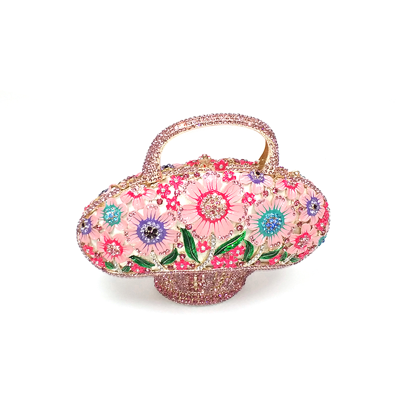 Floral Basket Bag