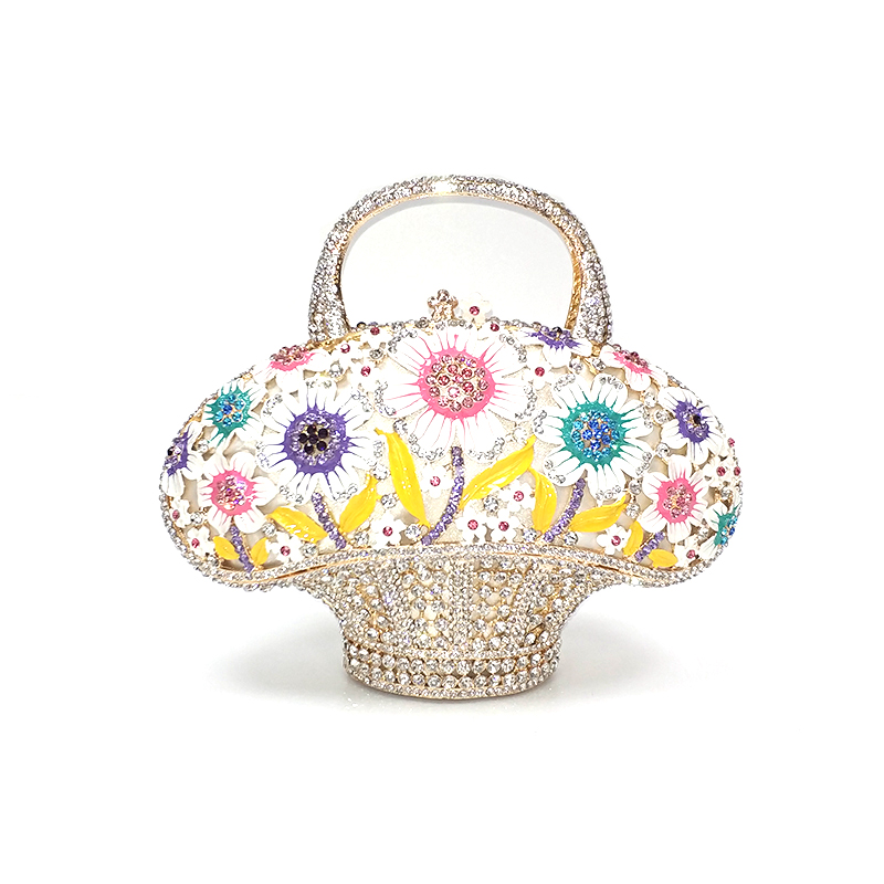 Floral Basket Bag