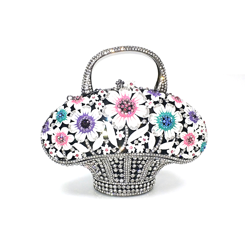 Floral Basket Bag