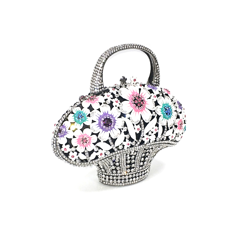 Floral Basket Bag