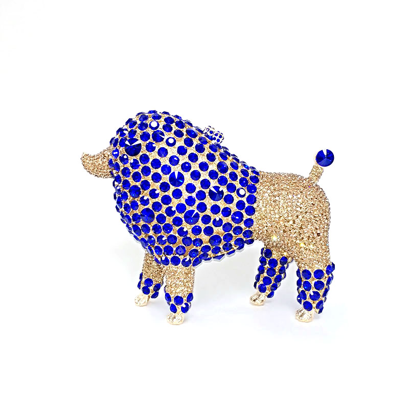 Dog Rhinestone Clutch