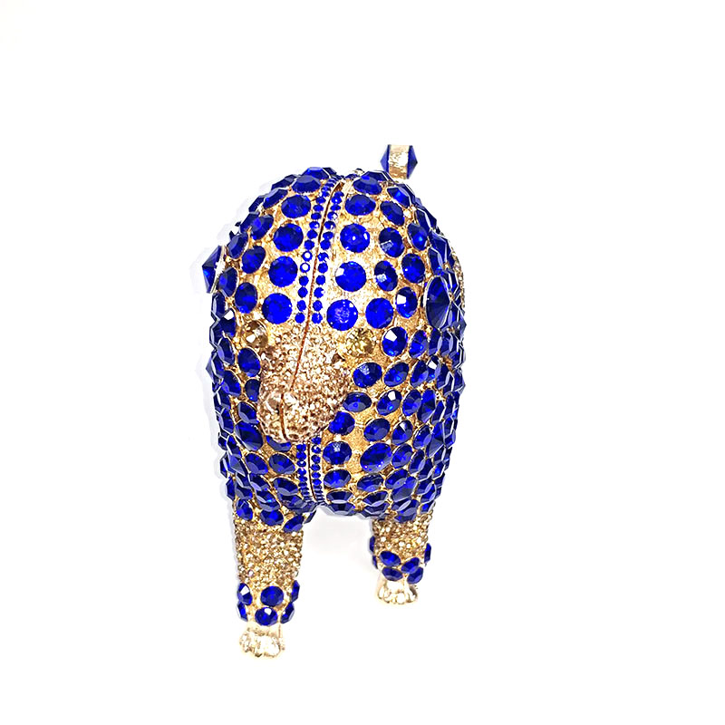 Dog Rhinestone Clutch