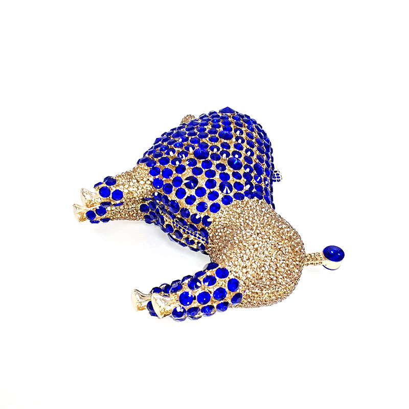 Dog Rhinestone Clutch