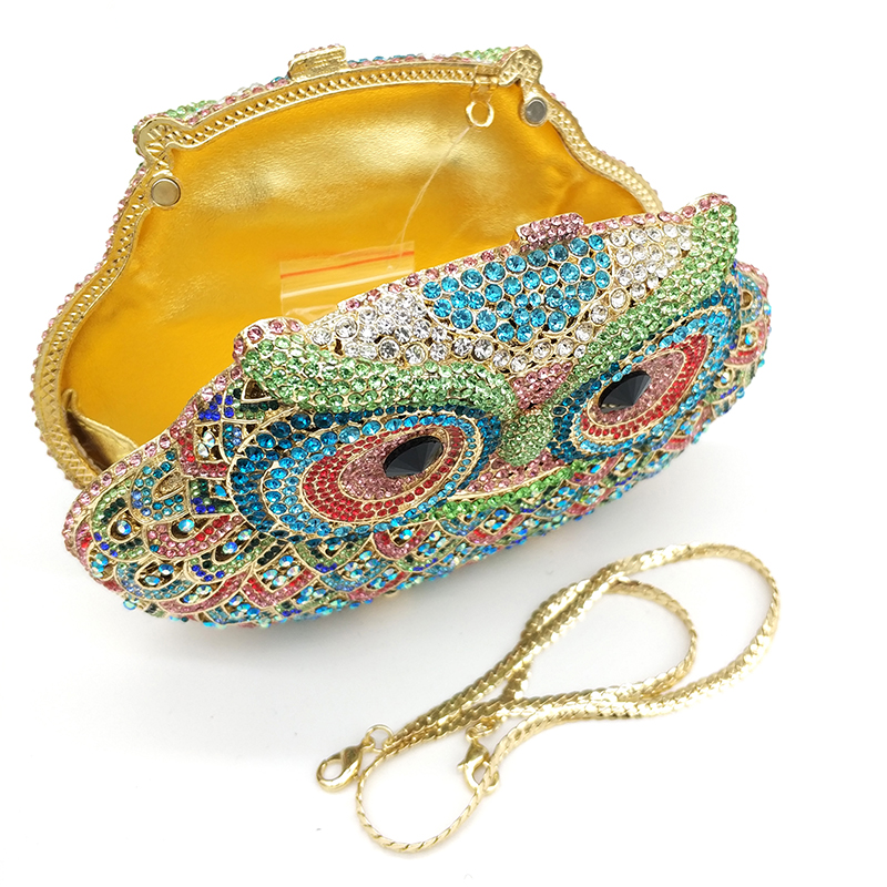 Owl Rhinestone Purse