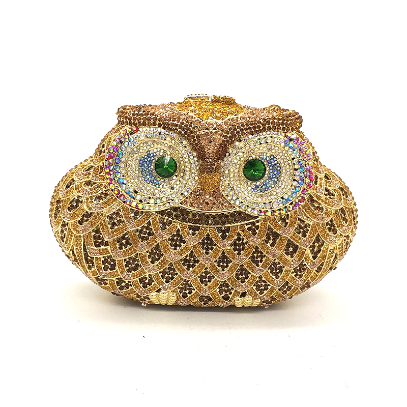 Owl Rhinestone Purse