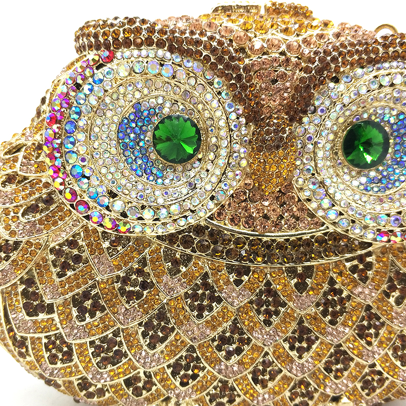 Owl Rhinestone Purse
