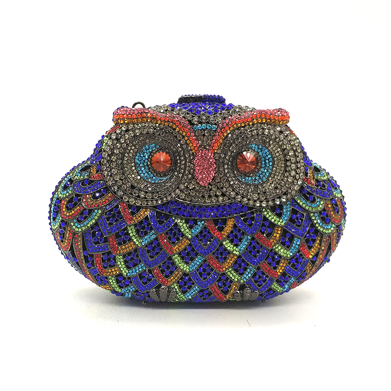 Owl Rhinestone Purse