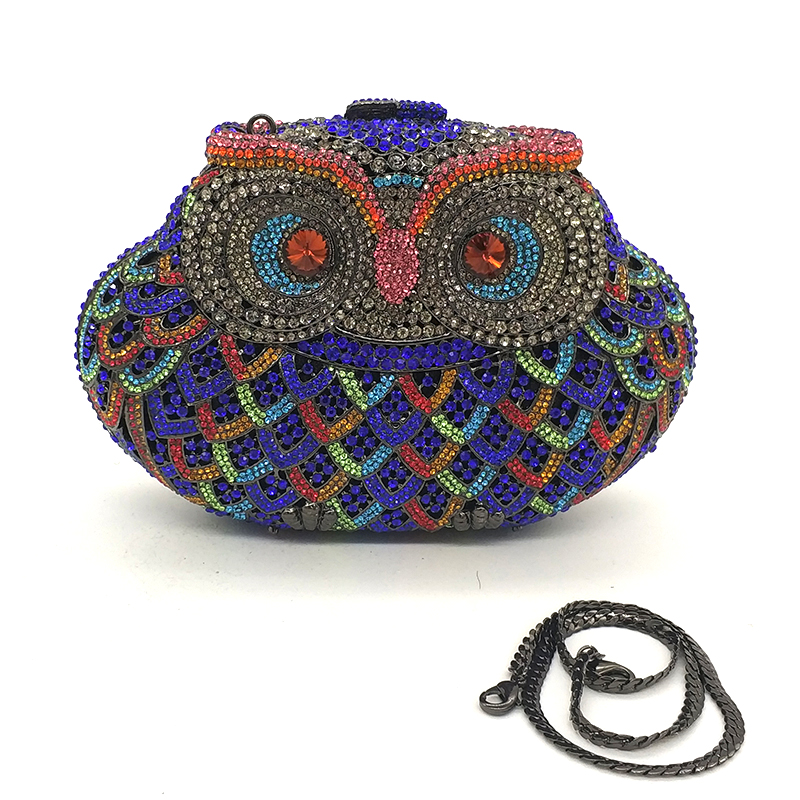 Owl Rhinestone Purse
