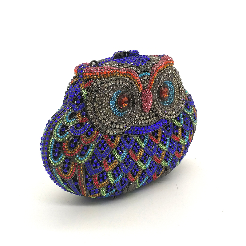 Owl Rhinestone Purse