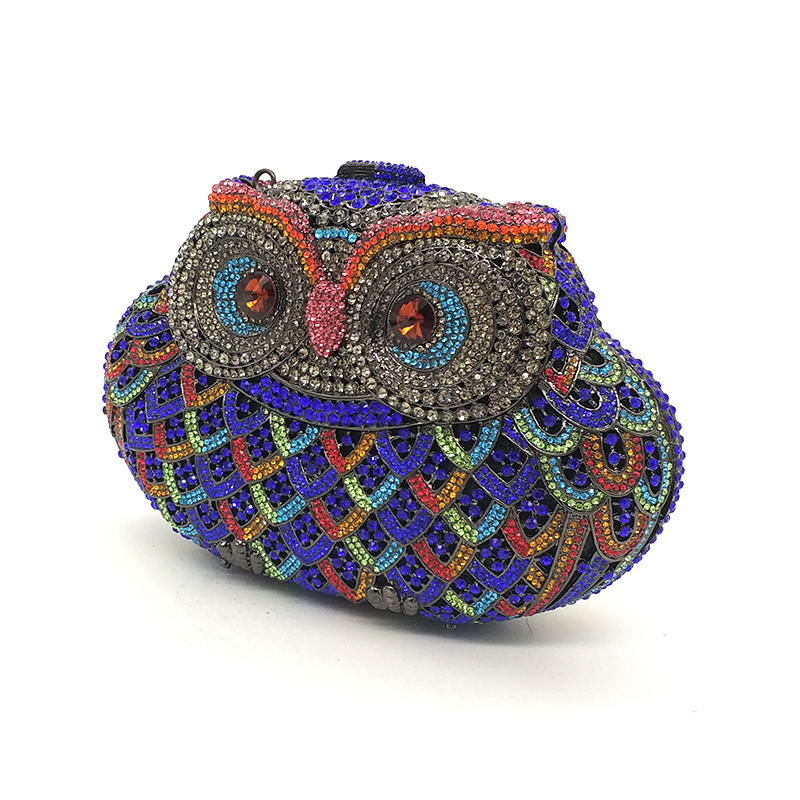 Owl Rhinestone Purse