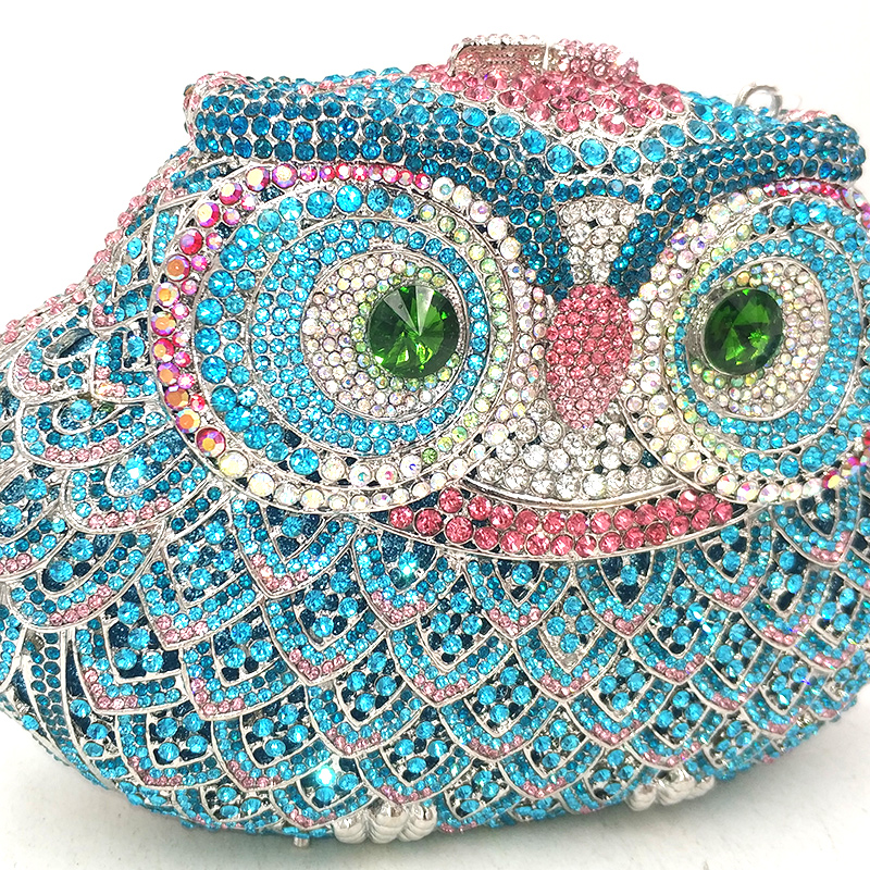 Owl Rhinestone Purse
