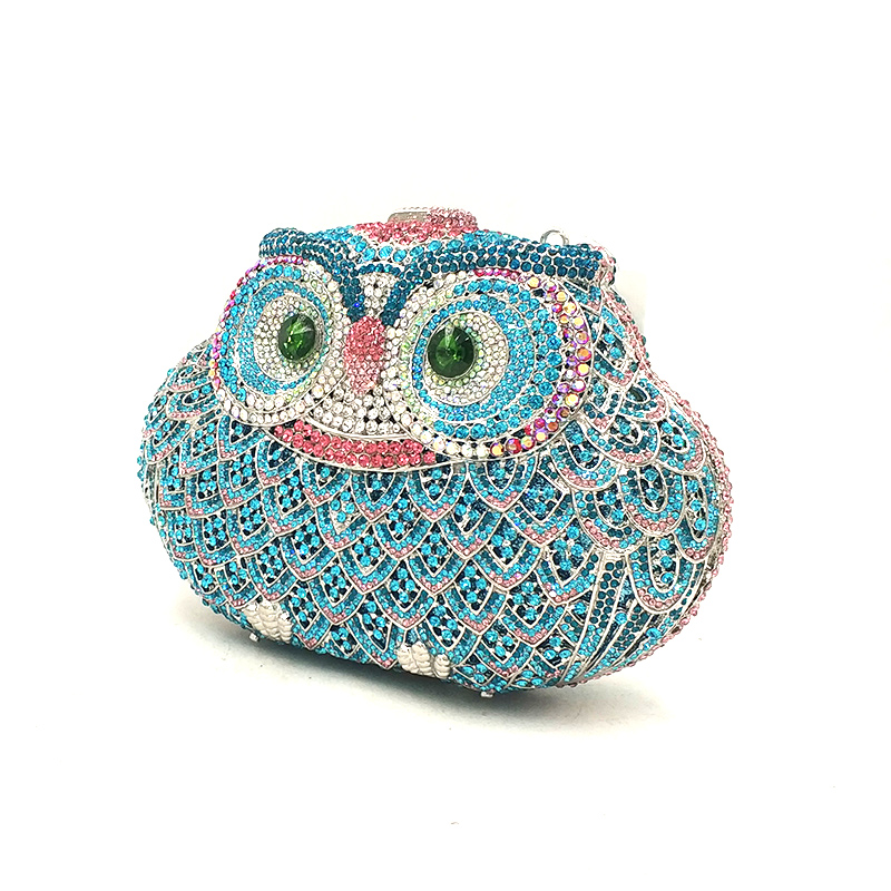 Owl Rhinestone Purse