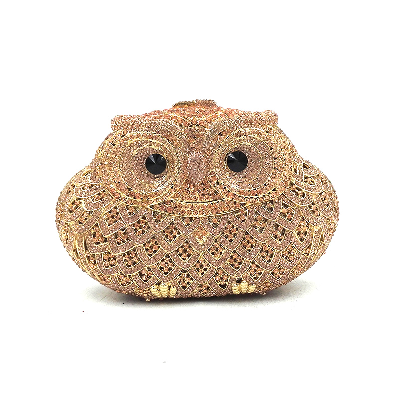 Owl Rhinestone Purse
