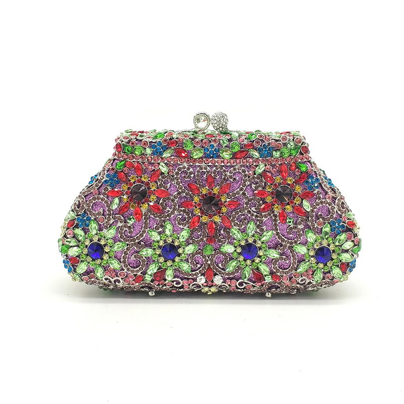 Brilliant Floral Evening Bag