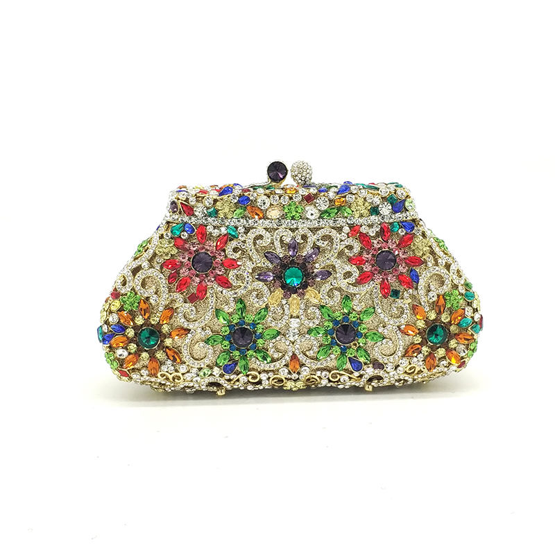Brilliant Floral Evening Bag