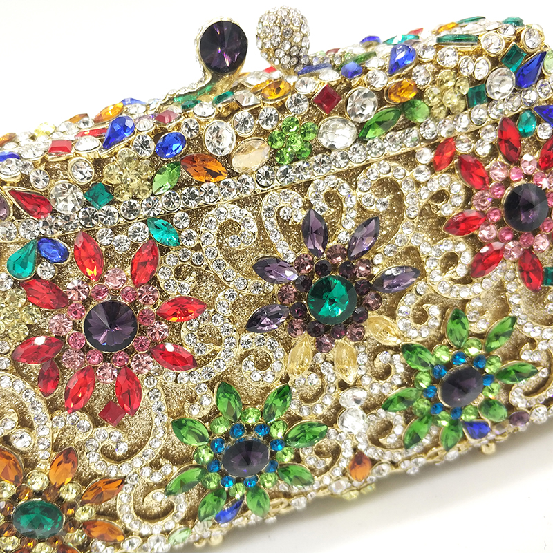 Brilliant Floral Evening Bag