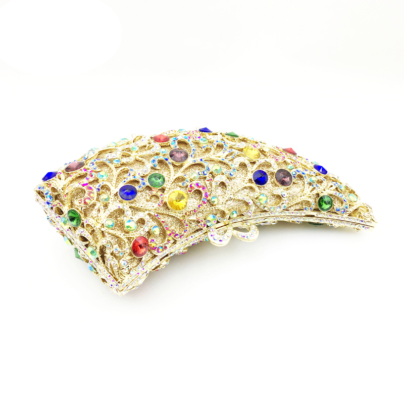 [Copy]Round Classical Crystal Clutch