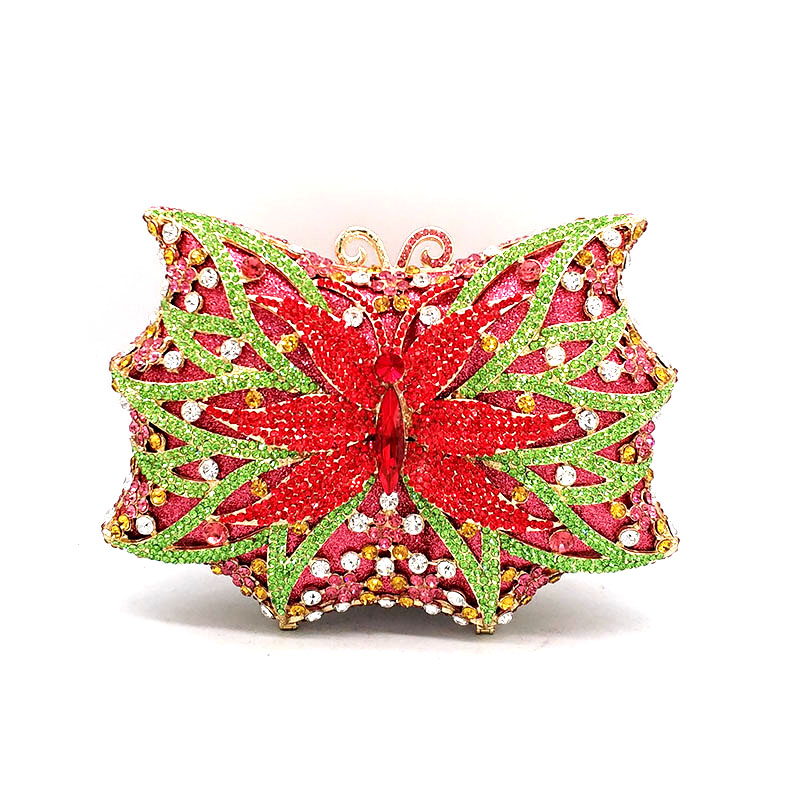 Colorful Butterfly Clutch