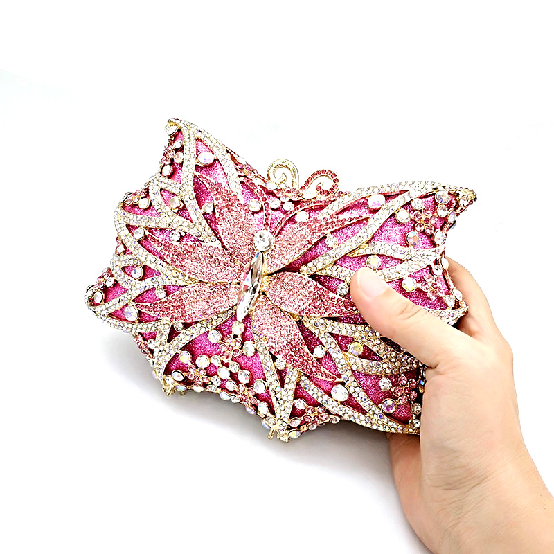 Colorful Butterfly Clutch