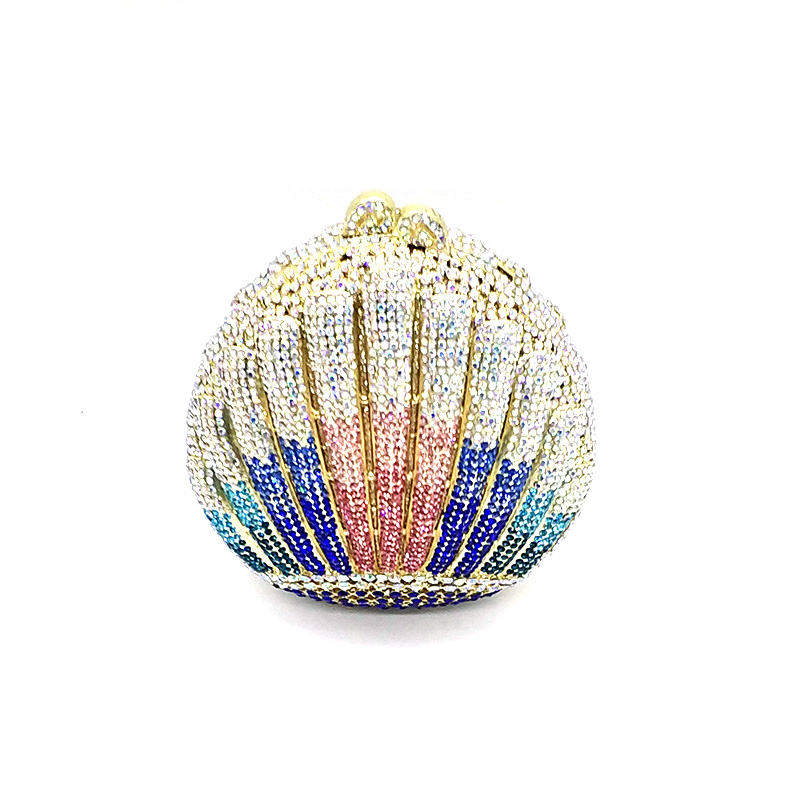 Colorful Shell Clutch