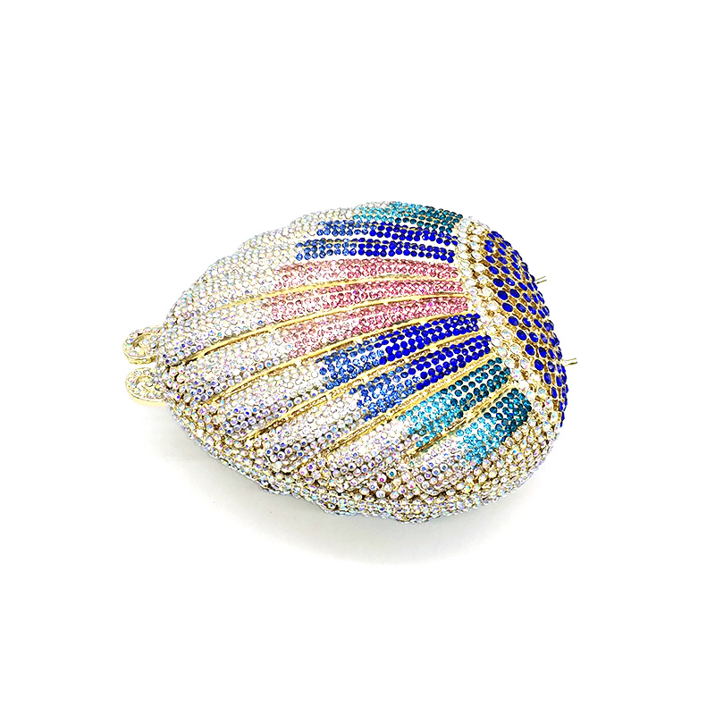 Colorful Shell Clutch